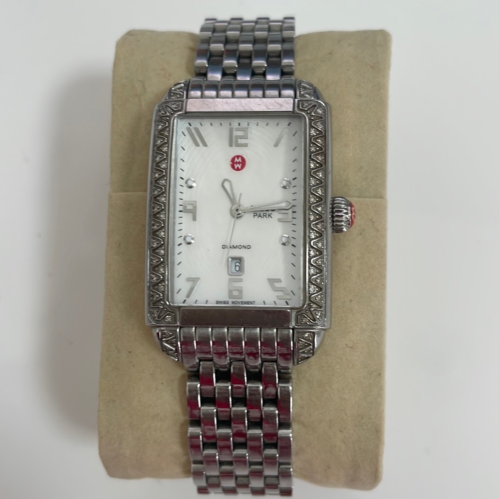 Michele Milou Park Diamond Watch